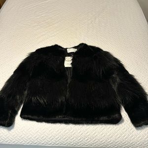 Brand new ZARA woman, outwear, autumn/winter black faux jacket